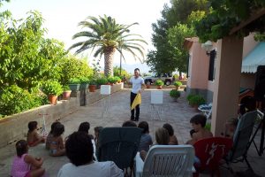 Magia en el 5º cumpleaños de Sara y Lucía. Ibi